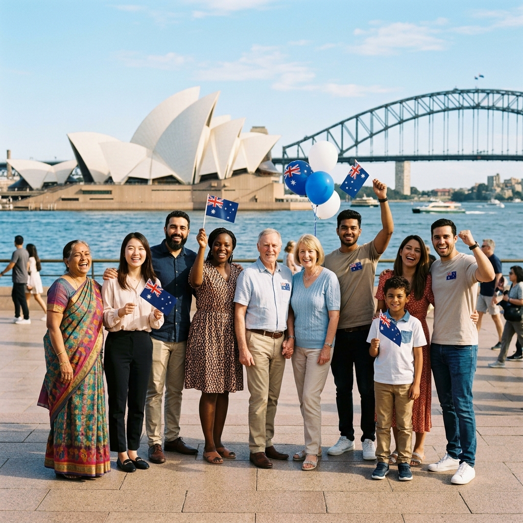 Happy clients celebrating migration success